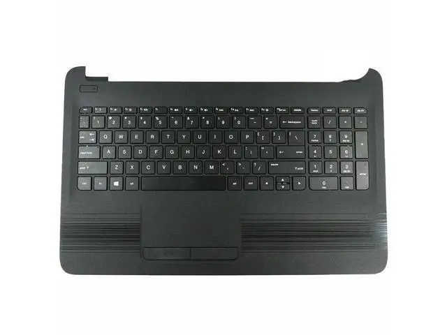 Alt view image 4 of 4 - For 15-AC 15-BA 15-BN 15-AY Upper Case Keyboard Touchpad 855027-001 Black