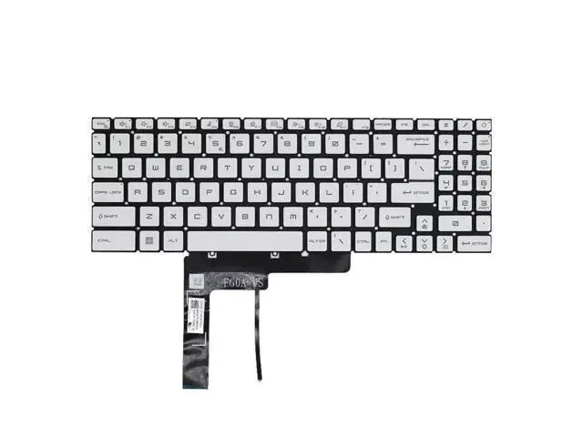 Alt view image 3 of 3 - Keyboard For Sword 15-A11U A11UC A11UD A11UE A11UG Laptop English US Backlit