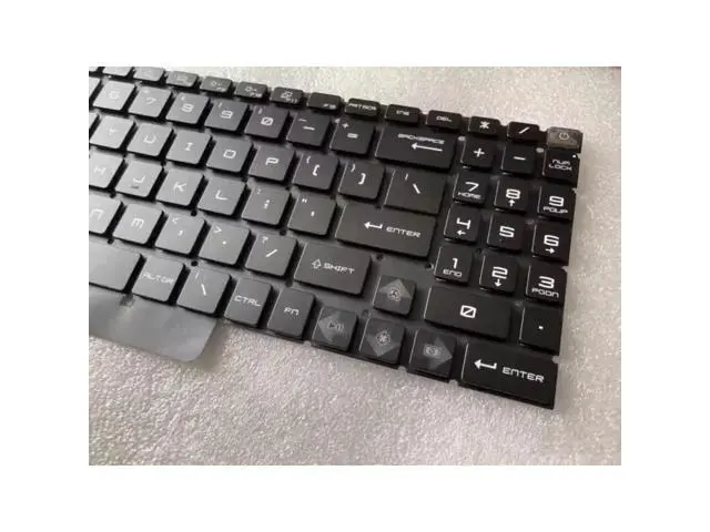 Alt view image 3 of 4 - for Bravo 15 C7VEK 17 C7VFK C7VFKP D7UDXK Laptop Keyboard RGB Backlit US