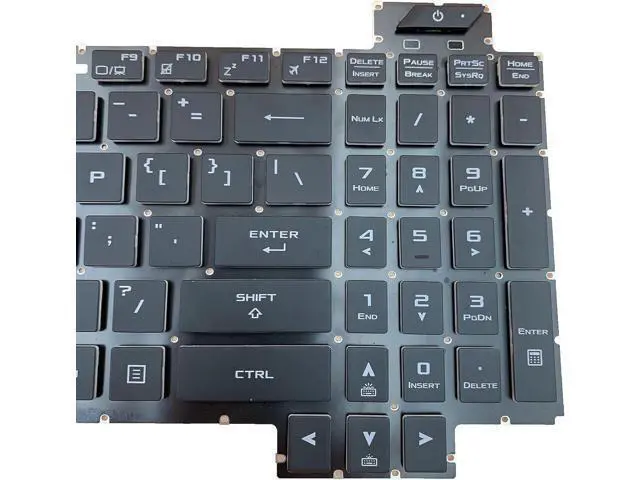 Alt view image 4 of 5 - US Layout RGB Colorful Backlight Keyboard for TUF Gaming FX505 FX505D