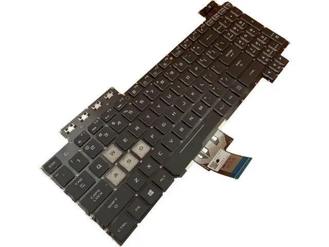 Alt view image 5 of 5 - US Layout RGB Colorful Backlight Keyboard for TUF Gaming FX505 FX505D
