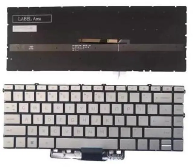 Main image of for ENVY x360 15-ew Laptop Backlit US Keyboard Silver Replacement