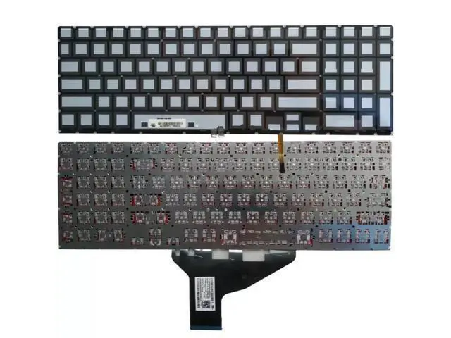 Alt view image 3 of 4 - for Omen 15-dc US Layout Keyboard Red Backlit Laptop Replacement