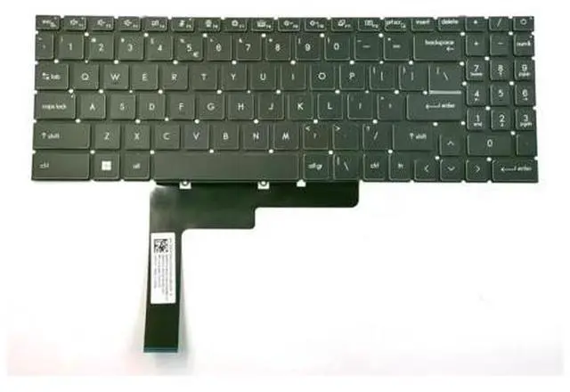 Alt view image 4 of 4 - For Pulse GL66 11UCK 12UEK 12UGK GL76 11UCK 11UDK RGB Backlit US Keyboard MS-1584