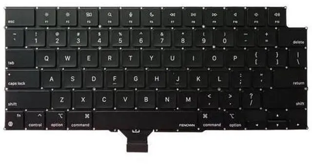 Main image of Keyboard Replacement Laptop US Layout MacBook Pro 14" M3 A2918 A2992 2023