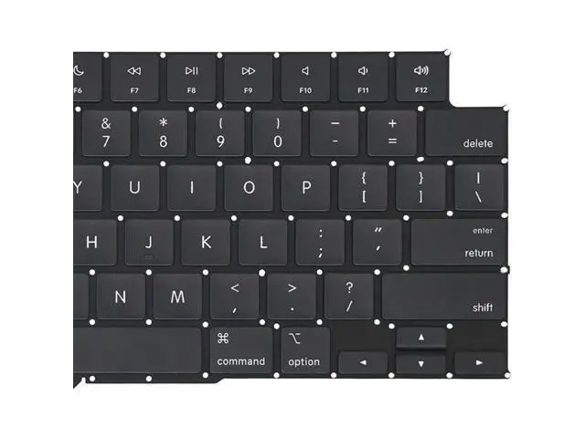 Alt view image 3 of 4 - Keyboard Replacement Laptop US Layout MacBook Pro 14" M3 A2918 A2992 2023