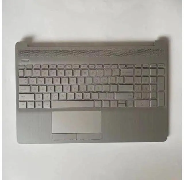 Main image of Replacement Laptop for 15T-DW 15-DW 15S-DU Upper Case Palmrest Touchpad Backlight Keyboard L52022-001 AP2H8000510 Silver