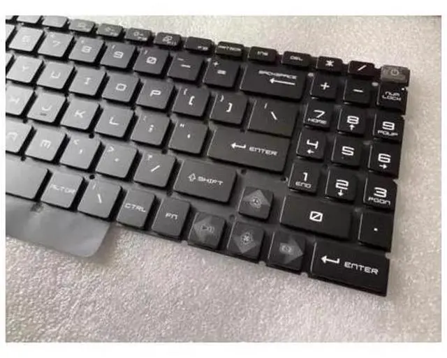 Alt view image 2 of 3 - For Cyborg 15 Air A12V MS-15K1 A13VEK A13VFK Laptop RGB Backlit US keyboard