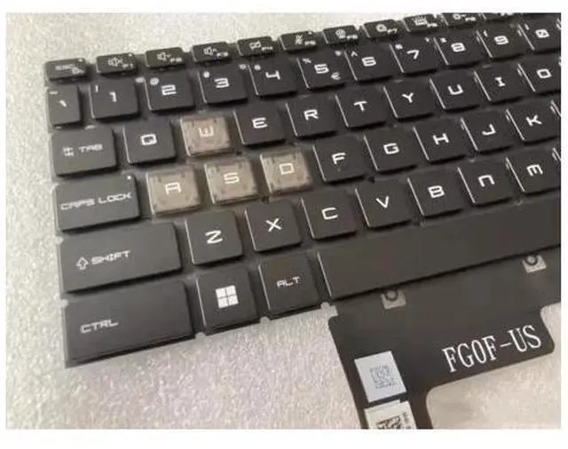 Alt view image 3 of 3 - For Cyborg 15 Air A12V MS-15K1 A13VEK A13VFK Laptop RGB Backlit US keyboard
