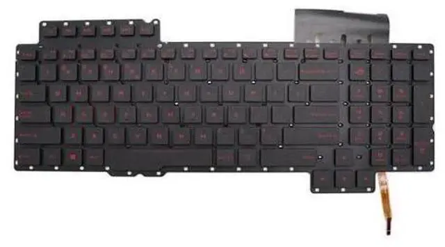 Main image of New Keyboard Compatible with ASUS ROG G752 G752VS G752VM G752VT with Backlit no Frame US Red