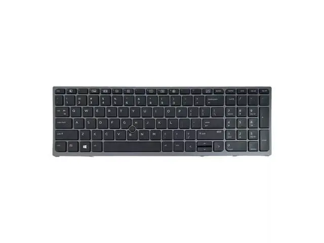 Alt view image 4 of 4 - US Keyboard Backlit For ZBook 15 G3 15 G4 17 G3 17 G4 848311-001 Laptop