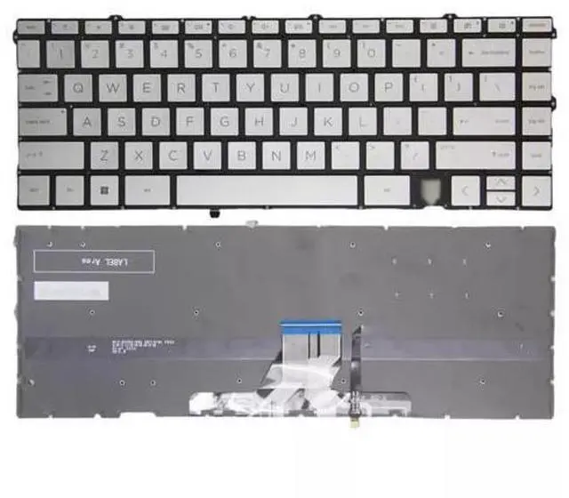 Main image of for ENVY x360 15-es 15.6 2-in-1 Laptop Keyboard Backlit Silver Replacement