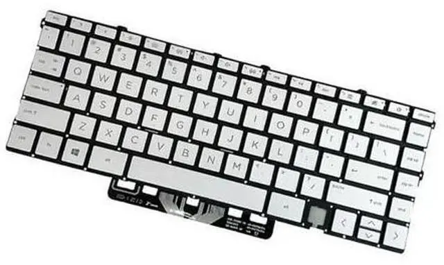 Alt view image 2 of 2 - for ENVY x360 15-es 15.6 2-in-1 Laptop Keyboard Backlit Silver Replacement