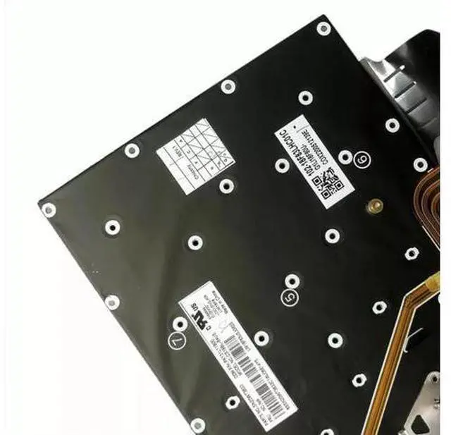 Alt view image 2 of 4 - For Thinkpad X1 Carbon 7th Gen 2019 US Keyboard Backlit Red SN20W73869