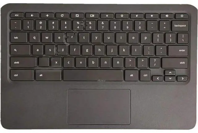 Main image of for Chromebook 11A G6 EE Laptop Upper Case Palmrest Keyboard Top L52192-001
