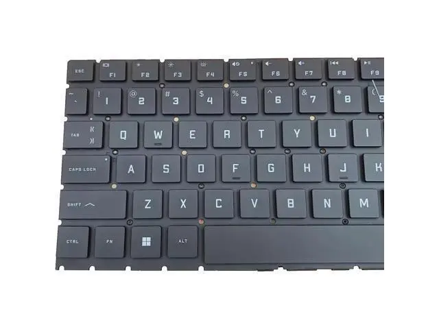 Alt view image 2 of 3 - US White Backlit Keyboard for Omen 15-EK 15-EK0020CA 15-EN Laptop Layout
