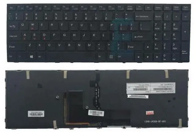 Main image of for Clevo P650SG New Backlit Keyboard P651SG P650SE P651SE P655SE