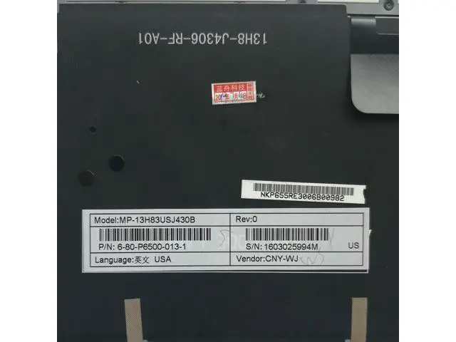 Alt view image 4 of 4 - for Clevo P650SG New Backlit Keyboard P651SG P650SE P651SE P655SE
