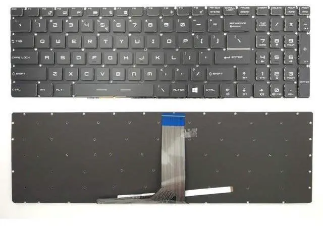 Main image of US For Steel GS60 GS70 GS72 GT72 GE62 GE72 GS73VR Colorful Backlit Keyboard
