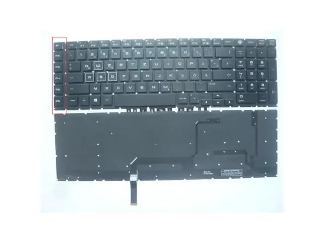 Alt view image 2 of 3 - New For Omen 17-cb0030nr 17-cb0090nr 17-cb0092nr US Keyboard RGB Backlit