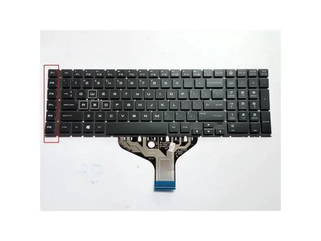 Alt view image 3 of 3 - New For Omen 17-cb0030nr 17-cb0090nr 17-cb0092nr US Keyboard RGB Backlit