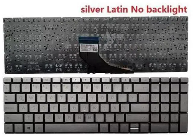 Main image of for Pavilion 15-cw 15-cw0000 Series Keyboard Latin Spanish Teclado Silver ES