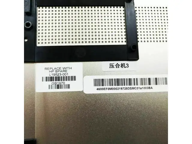 Alt view image 2 of 3 - For Pavilion ENVY 13-AH Series Bottom Case Cover Gold L19523-001 Lower