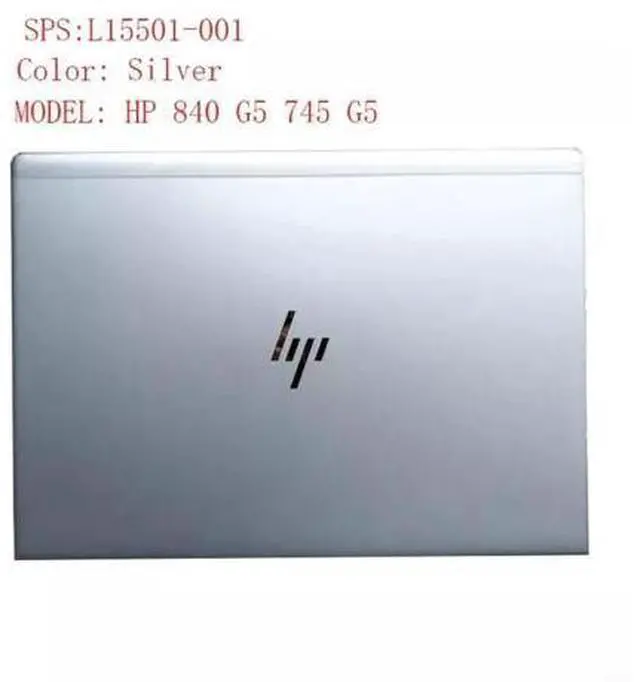 Main image of L15501-001 For Elitebook 745 G5 840 G5 LCD Back Cover Rear Lid Top Silver US