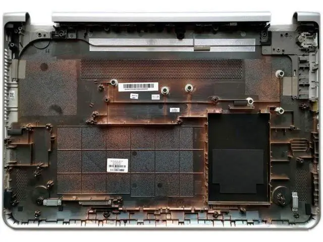 Alt view image 2 of 3 - Pavilion X360 15-BK Bottom Cover Base Shell Replacement Silver 862639-001