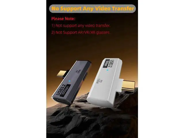 Alt view image 2 of 6 - 2-in-1 USB C Splitter, Grey Dual Type C Audio & 100W Charging Dongle for iPhone 15/16, iPad, Steam Deck, Rog Ally, No Video Transmission