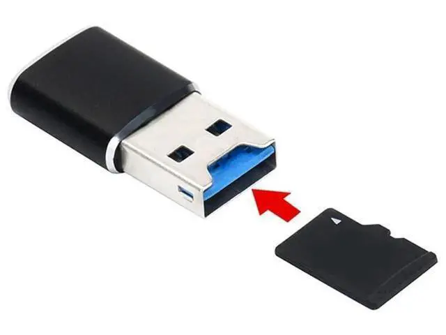 Alt view image 6 of 7 - USB 3.0 Card Reader for SD/SDXC/TF Micro SD Cards with USB-A & USB-C OTG Dual Connectors, Compatible with Phones & Tablets