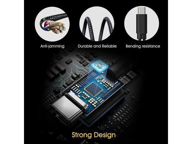 Alt view image 3 of 7 - 2-in-1 USB C Audio Charging Splitter Dongle, Type C to 3.5mm AUX Mic Jack with 60W PD Fast Charge Compatible with Samsung Note 20/10 S20, Pixel 2/3/4 XL, iPad Pro