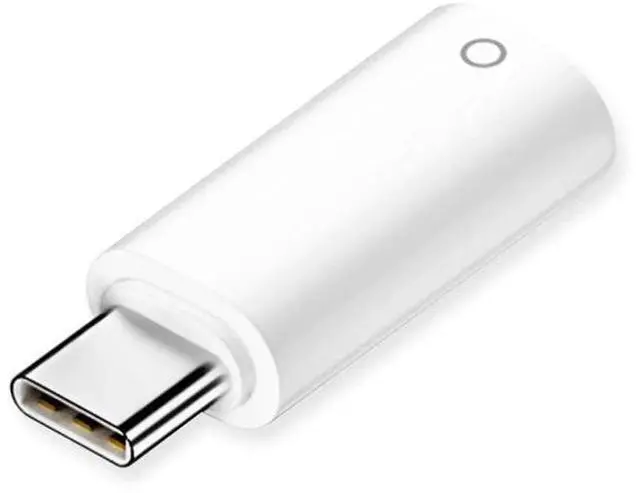Main image of USB C to Apple Pencil 1st Generation Charging Adapter, USB-C Male to Lightning Female iPencil Charger Dongle Connector for iPad 10th Gen, White