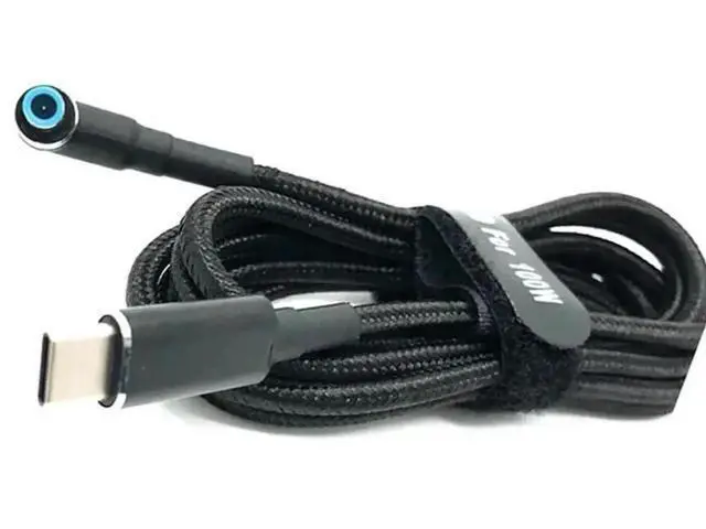 Alt view image 5 of 6 - 100W PD USB-C to DC 4.5×3.0mm Laptop Charging Converter Cable, Type-C PD to DC Power Adapter Cord