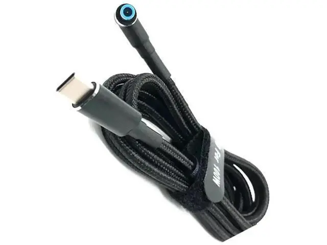Alt view image 3 of 6 - 100W PD USB-C to DC 4.5×3.0mm Laptop Charging Converter Cable, Type-C PD to DC Power Adapter Cord