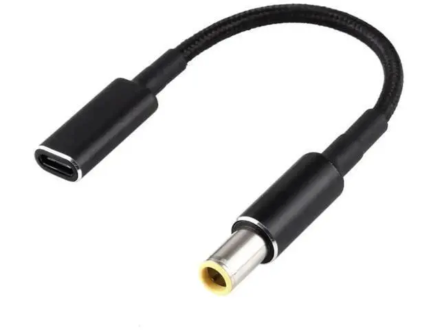 Alt view image 3 of 5 - 100W PD Nylon Braided DC 7.9×0.9mm to USB-C Fast Charging Converter Cable, 18.5V-20V Input