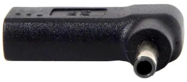 Main image of 90 Degree Angled USB-C to DC PD Trigger Emulator Adapter, Type-C PD Power Converter with 4.5x3.0mm DC Barrel Jack for Laptops