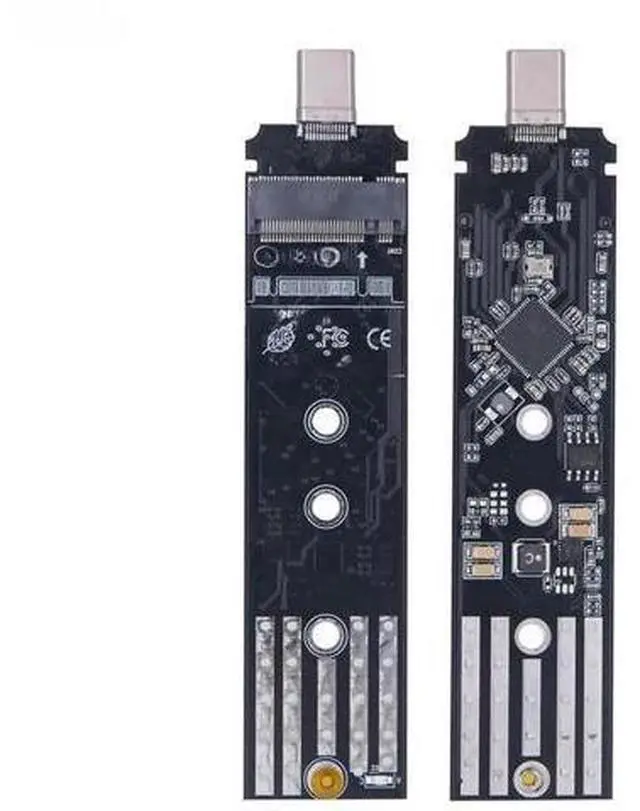 Main image of M.2 NVMe & SATA to USB C Adapter with RTL9210B Chip, USB 3.1 Gen2 10Gbps M.2 NGFF SSD Converter, M-Key/B+M-Key External SSD Reader for Laptop PC