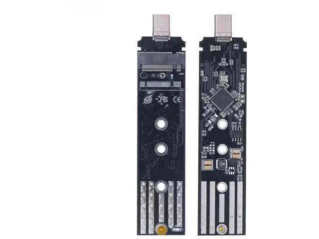 Alt view image 3 of 3 - M.2 NVMe & SATA to USB C Adapter with RTL9210B Chip, USB 3.1 Gen2 10Gbps M.2 NGFF SSD Converter, M-Key/B+M-Key External SSD Reader for Laptop PC