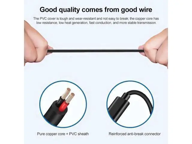 Alt view image 3 of 6 - USB-C to DC 4.8×1.7mm PD Trigger Power Charging Cable|Type-C to DC Barrel Plug Power Adapter Cord