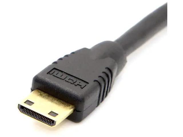 Alt view image 3 of 7 - Mini HDMI Male to HDMI Female Adapter Cable, 4K@60Hz Support for Camera, Monitor, HDTV