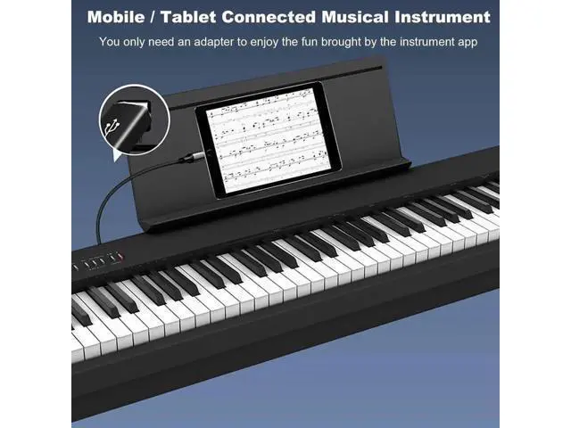 Alt view image 3 of 4 - 2 Pack USB B Male to USB C Female MIDI Adapter, USB Type B to USB-C Converter Connector Compatible with Printer, Electric Piano, MIDI Keyboard, Laptop, Tablet, All USB-C Devices