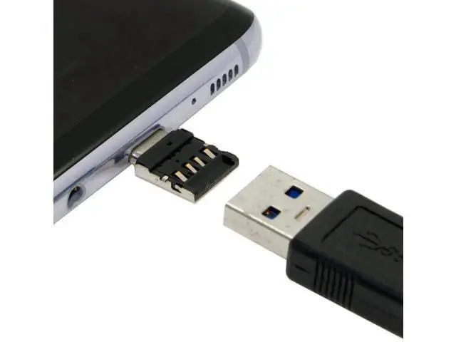 Alt view image 5 of 7 - 5 Pack Ultra Mini USB-C Male to USB 2.0 Female OTG Adapter, Portable Type-C OTG Connector for Phone, Tablet, Laptop