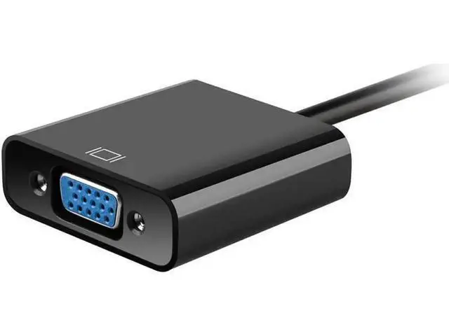 Alt view image 4 of 4 - Active Mini HDMI to VGA Video Converter Adapter with 3.5mm Audio Cable, Mini HDMI Male to VGA Female for Camera Tablet Graphics Card Camcorder