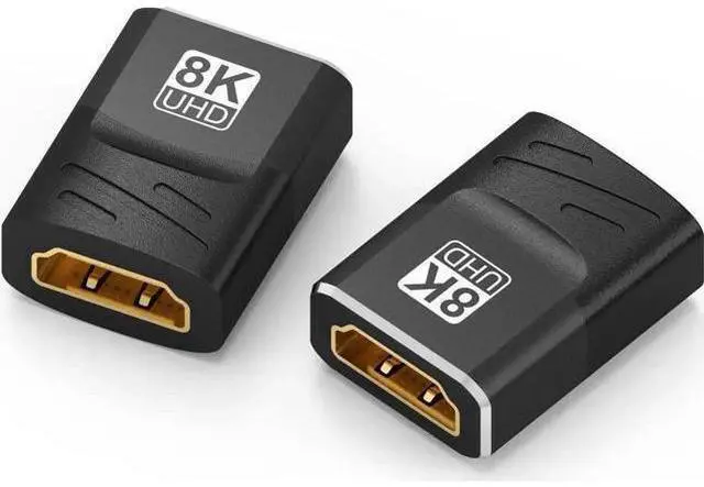 Alt view image 4 of 7 - 8K HDMI 2.1 Female to Female Coupler HDMI-Compatible Cable Extender Adapter