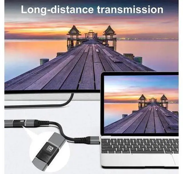 Alt view image 5 of 7 - 8K HDMI 2.1 Female to Female Coupler HDMI-Compatible Cable Extender Adapter