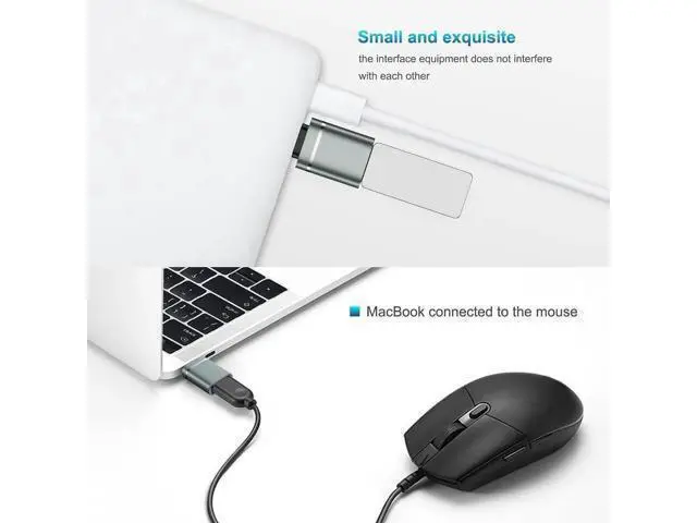 Alt view image 6 of 7 - 3 Pack USB C to USB 3.0 OTG Adapter, Type-C Male to USB-A Female Converter Compatible with 2021 iMac, 2021 iPad Pro, 2020 MacBook Pro, 2020 MacBook Air & All Thunderbolt 3 / USB-C Devices