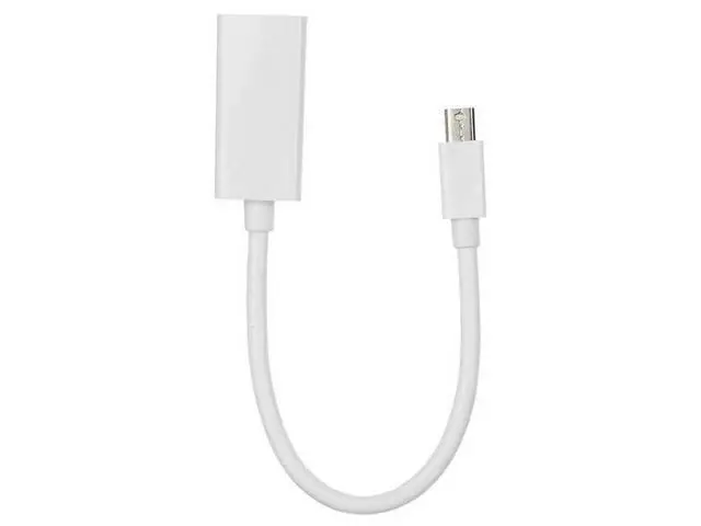 Alt view image 3 of 6 - Mini DP to HDMI Female Audio Video Adapter, Mini DisplayPort Converter Compatible with 2011-2015 Laptops