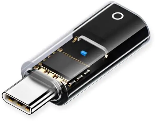 Main image of Transparent USB-C Male to Apple Pencil 1st Gen Charging Adapter, Type-C Charging Dongle Connector Compatible with iPad 10th Generation