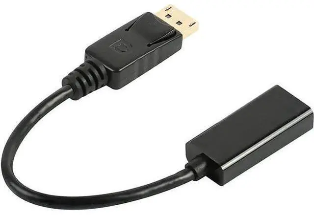 Alt view image 2 of 4 - Gold-Plated Passive DisplayPort to HDMI Compatible Adapter, DP to HDMI Video Converter Supports 1080P Full HD Resolution